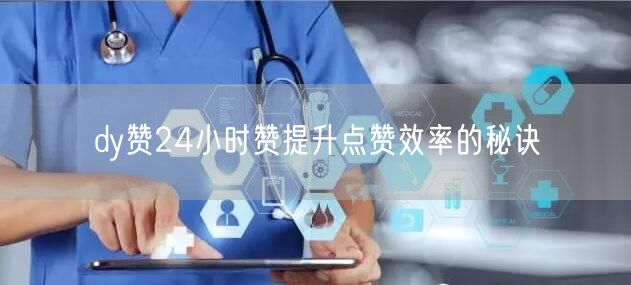 dy赞24小时赞提升点赞效率的秘诀