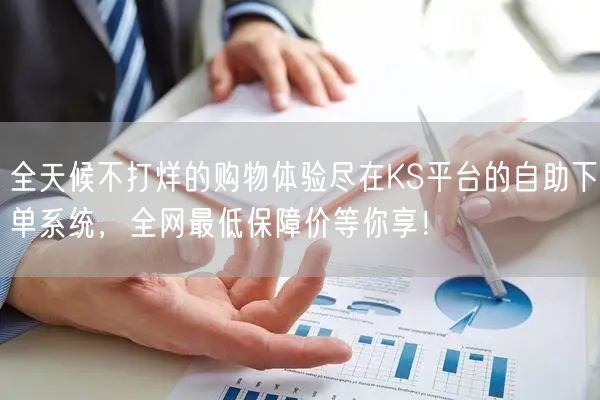 全天候不打烊的购物体验尽在KS平台的自助下单系统，全网最低保障价等你享！