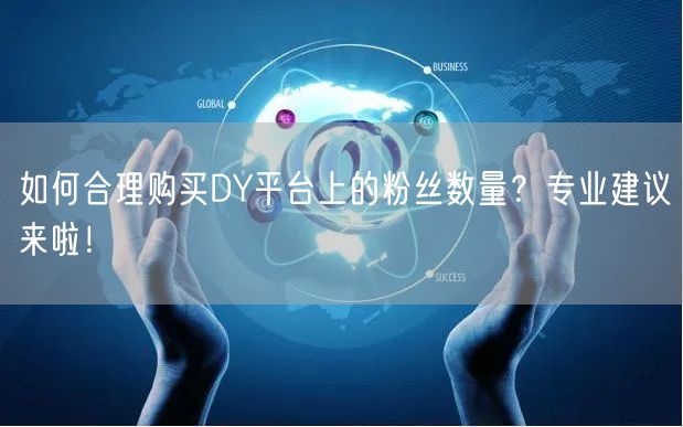 如何合理购买DY平台上的粉丝数量？专业建议来啦！