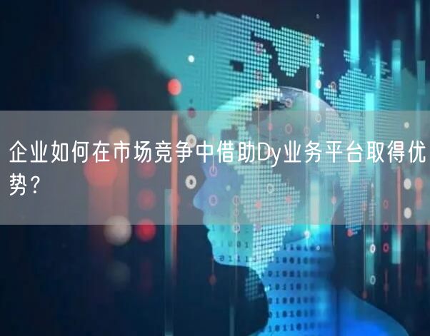 企业如何在市场竞争中借助Dy业务平台取得优势？