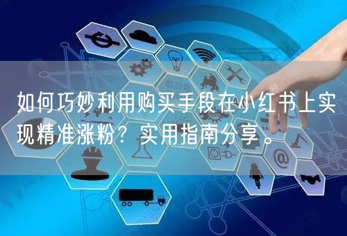如何巧妙利用购买手段在小红书上实现精准涨粉？实用指南分享。