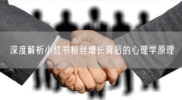 深度解析小红书粉丝增长背后的心理学原理