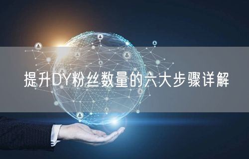 提升DY粉丝数量的六大步骤详解