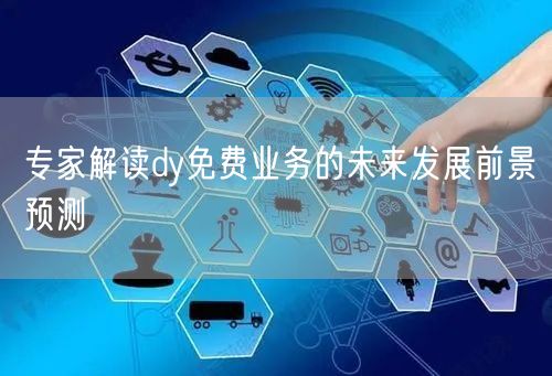 专家解读dy免费业务的未来发展前景预测