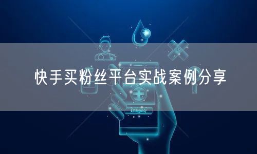 快手买粉丝平台实战案例分享