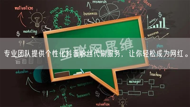 专业团队提供个性化抖音粉丝代刷服务，让你轻松成为网红。