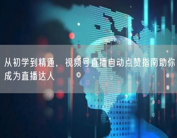 从初学到精通，视频号直播自动点赞指南助你成为直播达人