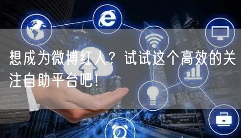 想成为微博红人？试试这个高效的关注自助平台吧！