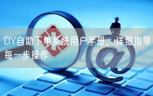 DY自助下单系统用户手册，详细指导每一步操作