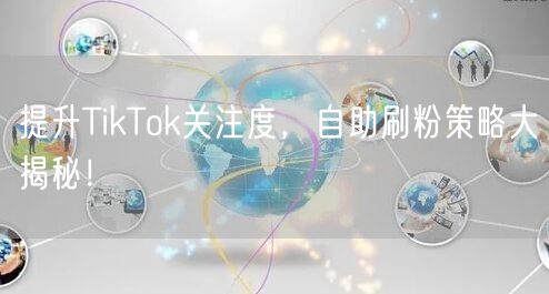 提升TikTok关注度，自助刷粉策略大揭秘！