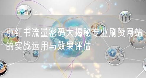 小红书流量密码大揭秘专业刷赞网站的实战运用与效果评估
