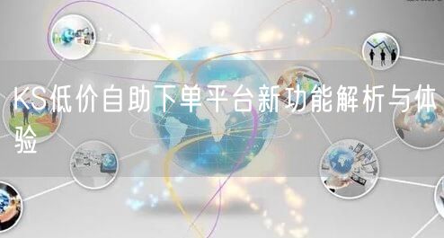 KS低价自助下单平台新功能解析与体验