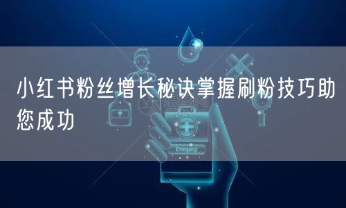 小红书粉丝增长秘诀掌握刷粉技巧助您成功
