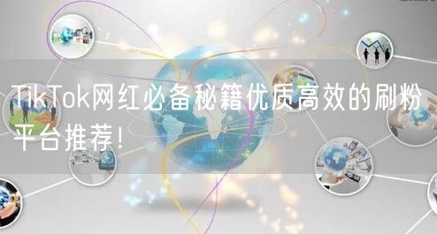TikTok网红必备秘籍优质高效的刷粉平台推荐！