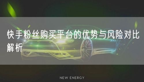 快手粉丝购买平台的优势与风险对比解析