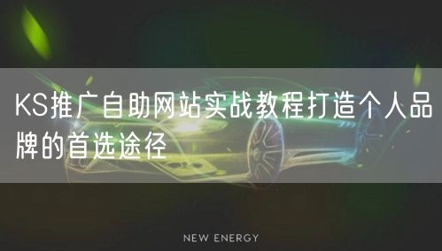 KS推广自助网站实战教程打造个人品牌的首选途径